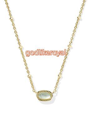 Mini Elisa Gold Satellite Short Pendant Necklace